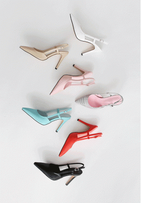 韓國平價服飾 女性吊帶涼跟鞋 - 6色可選