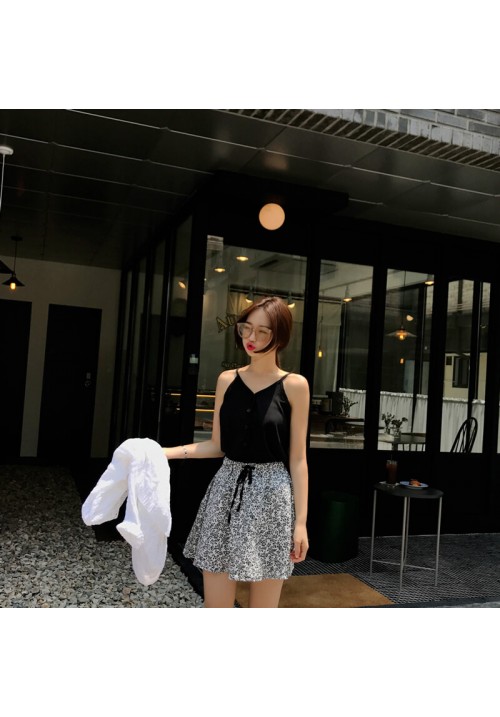 韓國平價服飾 - 現貨 - 無袖上衣+裙子 